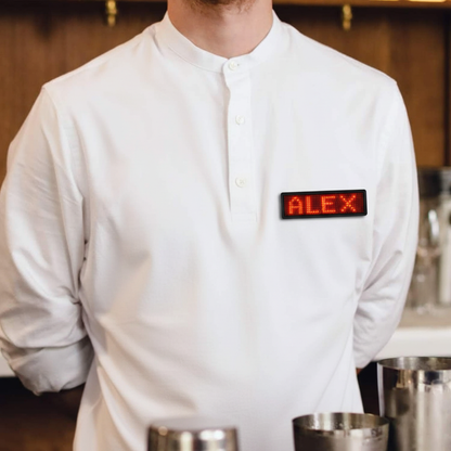 Black Friday Deal 🔥 LED Flash Word Bluetooth Badge – Custom Name Tag