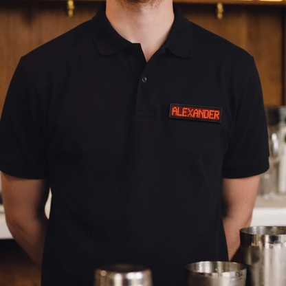 Black Friday Deal 🔥 LED Flash Word Bluetooth Badge – Custom Name Tag